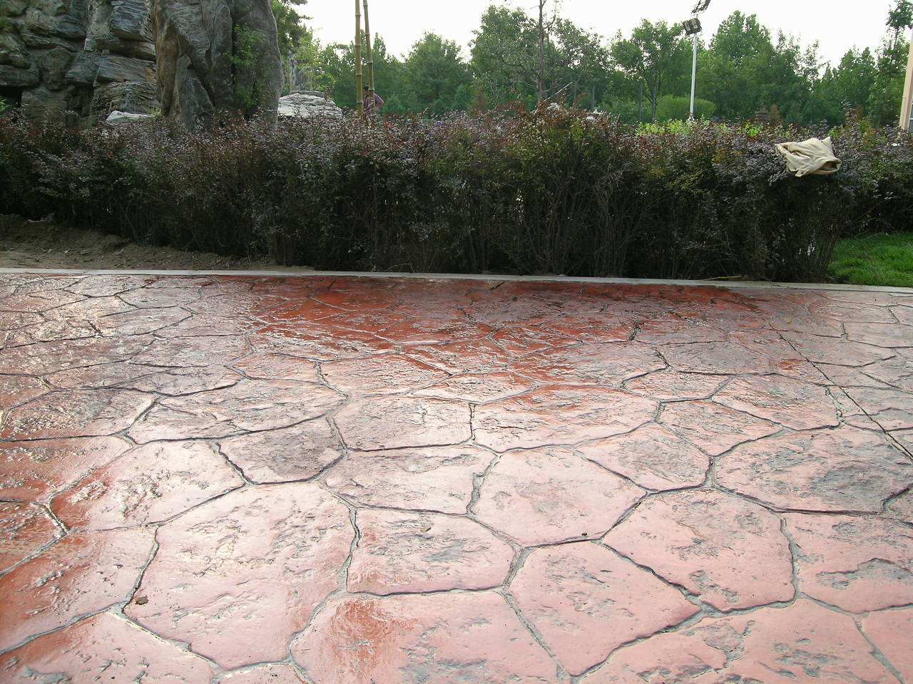 水泥压印地坪