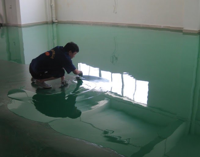 自流平地坪涂装5